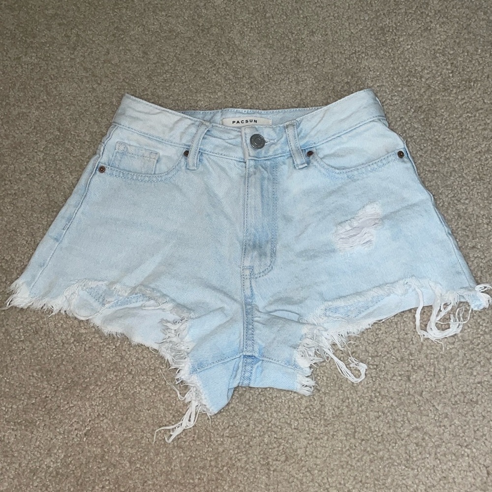 Pacsun high rise festival woman Jean shorts